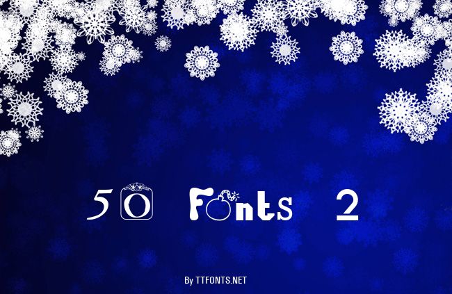 50 Fonts 2 example